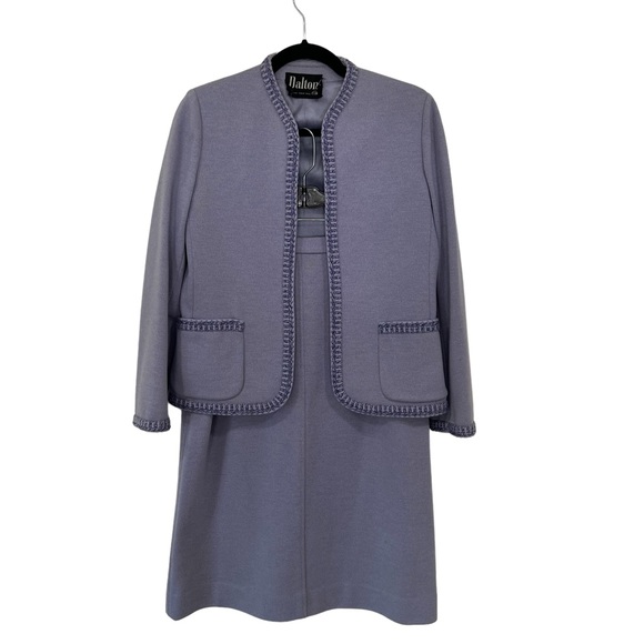 Dalton Vintage Skirt Jacket Set Wool Embroidered - Picture 1 of 13